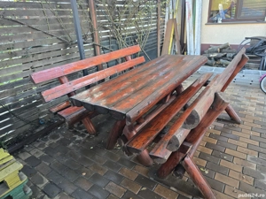 set masa cu bancute gradina