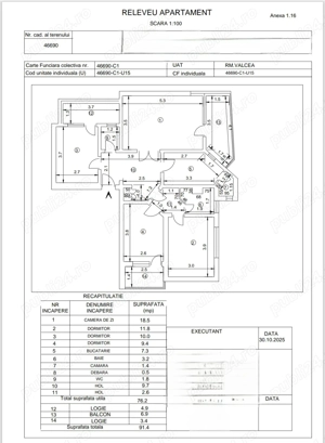 Apartament cu patru camere etaj 1 zona centrala