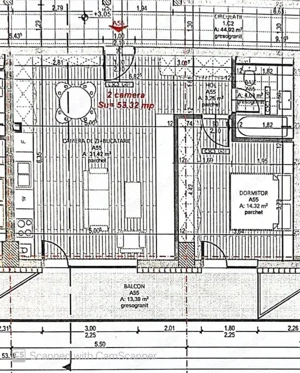 Apartament 2 camere, finisat lux, bloc nou, zona de Sud - imagine 7