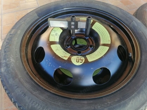 Roata rezerva slim Peugeot Citroen 135 80 R17 și 135 80 R18 