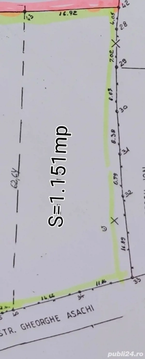 Teren intravilan 1151 m    str. Gheorghe Asachi, Vălenii de Munte