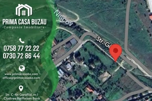 Teren intravilan   Vernesti   BZ   S=980mp (parcelabil)   d=40m   Pret: 25.000  neg. 