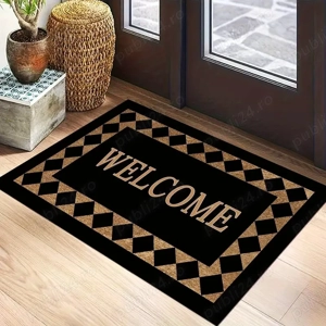 Covor de intrare, antiderapant, 40x60 cm, import, cu texte in engleza - imagine 2