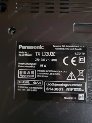 Dezmembrez tv Panasonic tx-l32u2e