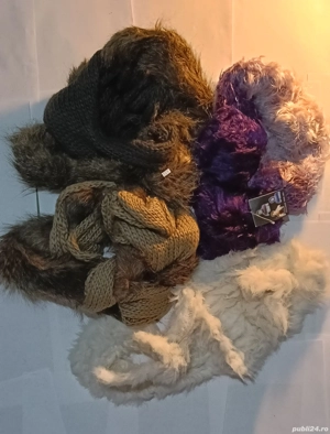 Set accesorii:doua gulere,vesta,un fular