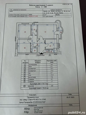 Stefan cel Mare , 3 camere decomandat