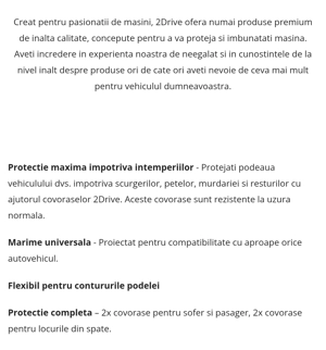 covorase auto - imagine 2