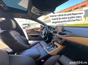 Audi A7 S-line Plus Trapă Interior Maro - imagine 15