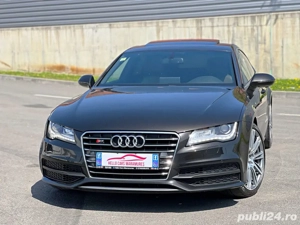 Audi A7 S-line Plus Trapă Interior Maro - imagine 14