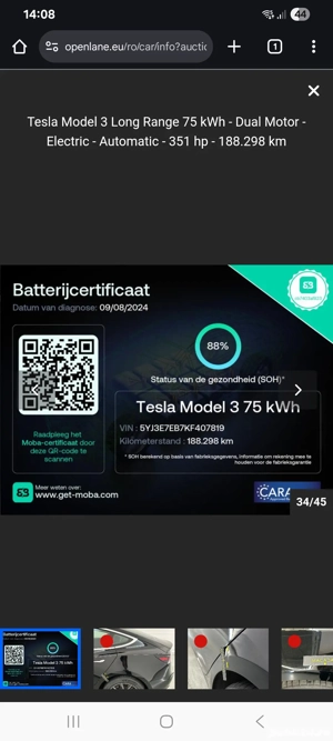 Tesla Model 3 Long Range AWD 351 CP - imagine 9