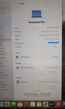 MacBook Pro 16"   i7, 512GB SSD, 16GB RAM, Radeon Pro 5300M