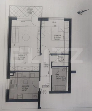 Apartament 2 camere, 53 mp, zona Tractoul - imagine 6