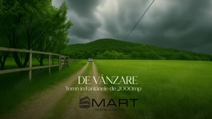 Teren cu priveliște deosebită, 2000mp în Fântânele