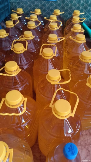 Ulei natural de floarea soarelui presat la rece