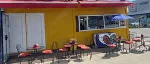 Container Food Truck 8m complet utilat HORECA premium | Convectomat | Cimbali | AC | CCTV - imagine 2