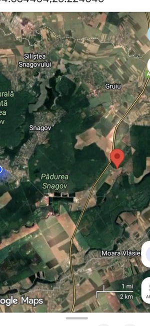 vand teren 1300 metri la 12 euro metru pătrat cu deschidere de 17 metri liniari spre lac 