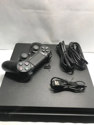 PS4 Slim 500GB ca nou - folosit doar de 3-4 ori + controller original NEGOCIABIL - imagine 3