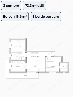 Ocazie!!! Dezvoltator - vand apartamente cu 2 si 3 camere in bloc nou  - imagine 10