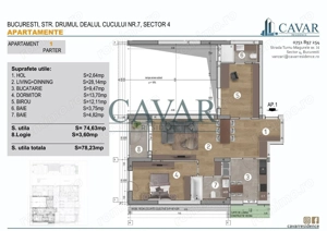 Discount 4000 Euro Proiect Nou Cavar Residence 3 Camere 2 Bai - imagine 10