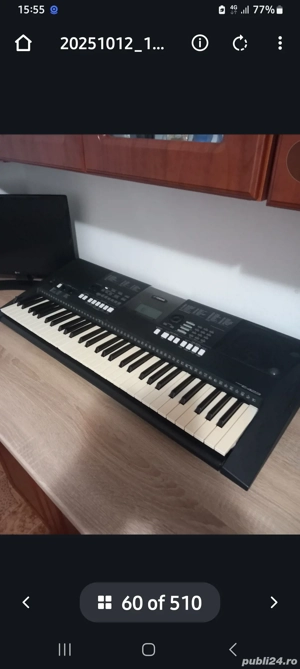 vand orga muzicala YAMAHA   sau schinb cu acordeon   Hohner 80 basi