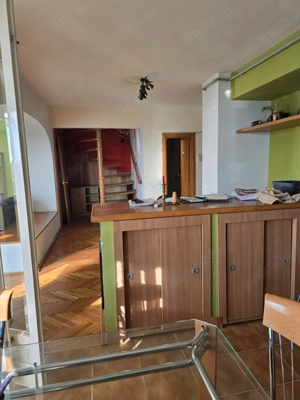 Apartament 3 camere Tip Samanta cu scara interioara Saguna langa Casa de Pensii amenajat centrala - imagine 2