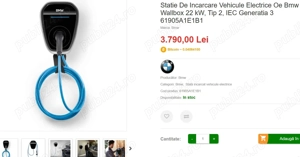 Statie de Incarcare Vehicule Electrice BMW Wallbox - imagine 6