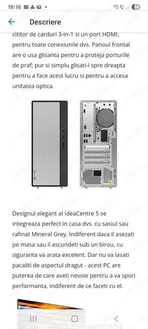 Vand sistem desktop Lenovo - imagine 4