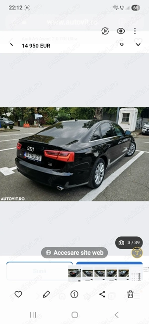 Audi A6 berlina 2.0 tdi ultra 190 cp - imagine 2