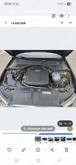 Audi A6 berlina 2.0 tdi ultra 190 cp - imagine 5
