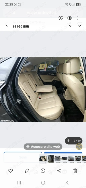 Audi A6 berlina 2.0 tdi ultra 190 cp - imagine 7