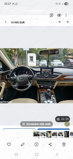 Audi A6 berlina 2.0 tdi ultra 190 cp - imagine 8