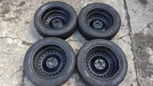 Jante roti iarna 205 55 16 Continental +capace pt FORD FOCUS MONDEO KUGA C MAX  ETC - imagine 7