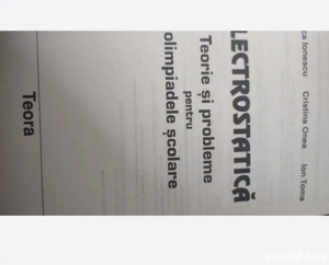 Electrostastica- Teorie și probleme pt olimpiadele scolare