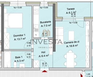 Apartament 2 camere, Marasti – zona The Office, proiect premium - imagine 2
