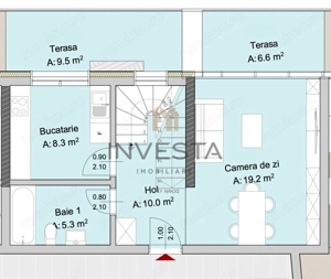 Apartament 2 camere, Marasti – zona The Office, proiect premium - imagine 2