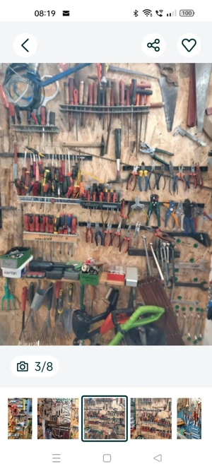 atelier cu tot felul de scule 