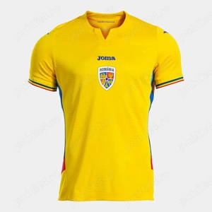 Sigilat Tricou Oficial De Joc Adulti Romania 25 26 Galben -ideal cadou