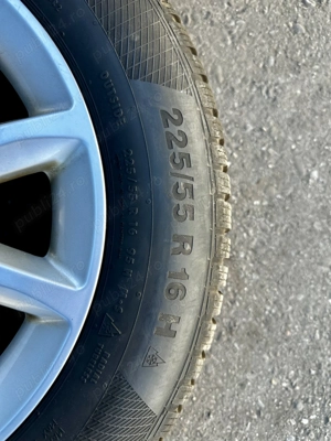 Set jante roti iarna Continental 225 55 R16 5x112 7j Continental 2020 - imagine 6