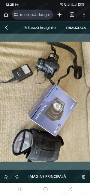 Camera foto bridge aparat foto Canon PowerShot SX40 HS 12 - imagine 3