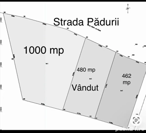 Teren intravilan Lunca Calnicului, Prejmer, loturi de 460 și 1000 mp - imagine 2
