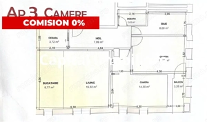 COMISION 0% - APARTAMENT 3 CAMERE, BLOC 2025 - imagine 1
