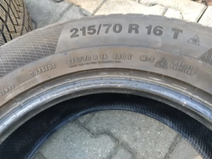Set 4 cauciucuri iarna 215/70/R16 Continental Wintercontact 850P in stare foarte buna - imagine 2