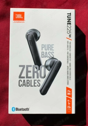Sigilat Casti Audio In Ear JBL Tune 225 ideal cadou - imagine 5