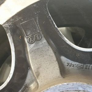 Set jante aliaj originale Mercedes 5X112 16 inch - imagine 3