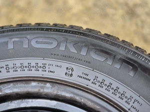 Vând set complet roți Iarnă Anvelope NOKIAN (195/65 R15) + Jante Oțel - imagine 4