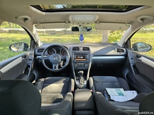 VW Golf 6 1.4TSI DSG AUTOMATA SenzoriParcare Clima ÎncălzireScaune Pilot Trapă Euro5  - imagine 5