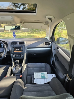 VW Golf 6 1.4TSI DSG AUTOMATA SenzoriParcare Clima ÎncălzireScaune Pilot Trapă Euro5  - imagine 15