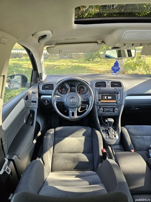 VW Golf 6 1.4TSI DSG AUTOMATA SenzoriParcare Clima ÎncălzireScaune Pilot Trapă Euro5  - imagine 14