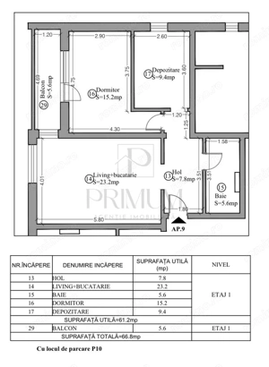 GIROC - 3 Camere - Etajul 1 - LUX - Parcare inclusa - ZONA EXCELENTA - imagine 8