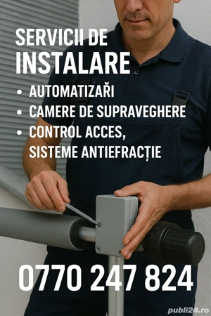 Instalare Mentenanță Sisteme de Automatizare pentru porti,bariere